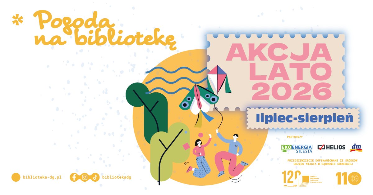 Pogoda na bibliotekę - Akcja Lato 2026
