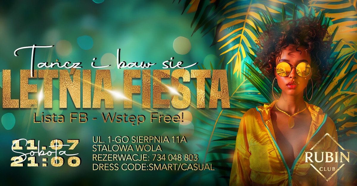 11/07 | 𝗟𝗘𝗧𝗡𝗜𝗔 𝗙𝗜𝗘𝗦𝗧𝗔 🌴🔥 | 🌴 𝗟𝗜𝗦𝗧𝗔 𝗙𝗕 | 𝗪𝗦𝗧𝗘̨𝗣 𝗙𝗥𝗘𝗘 𝗗𝗢 22:00