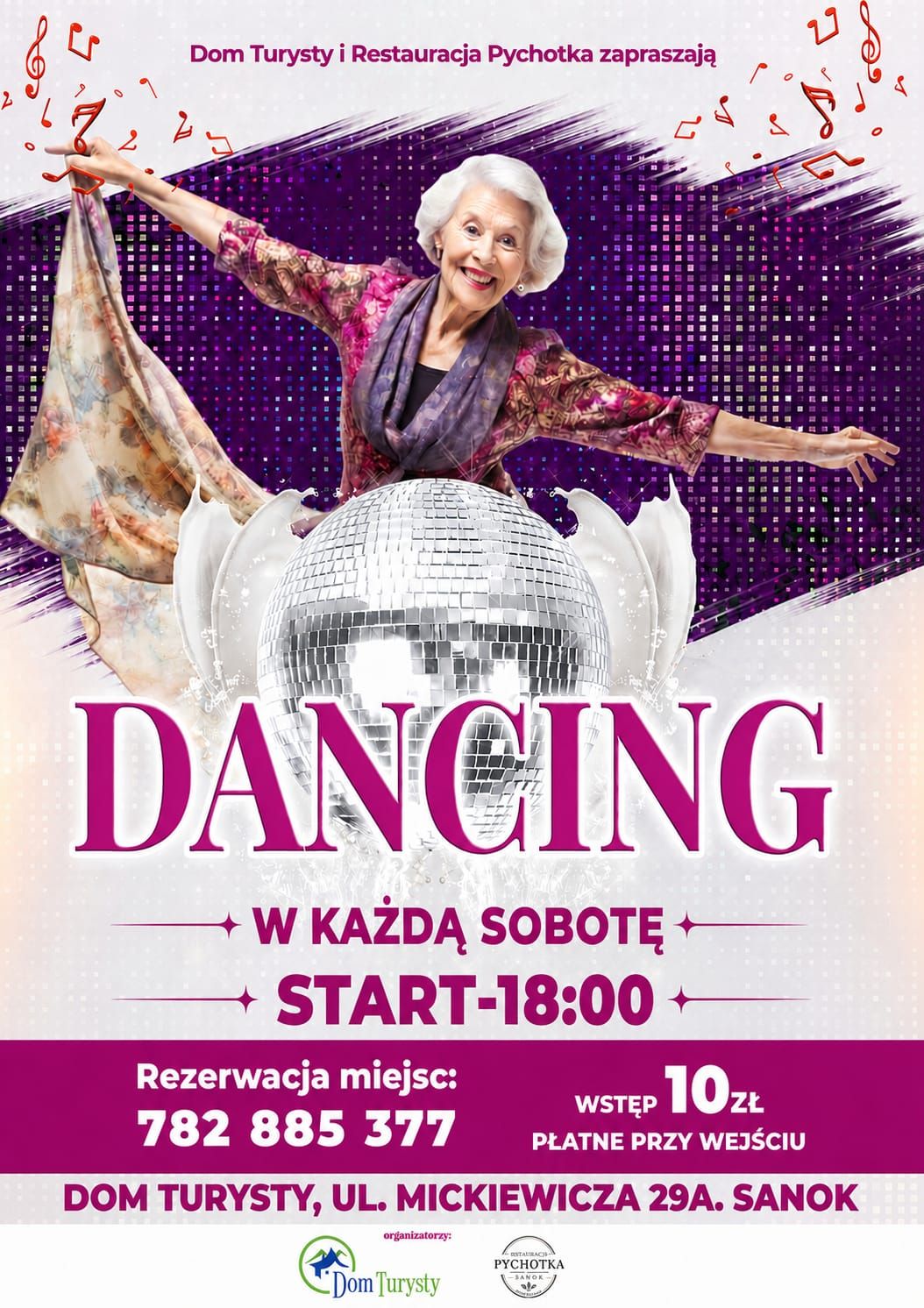 🎶 Sobotnie Dancingi w Domu Turysty Sanok