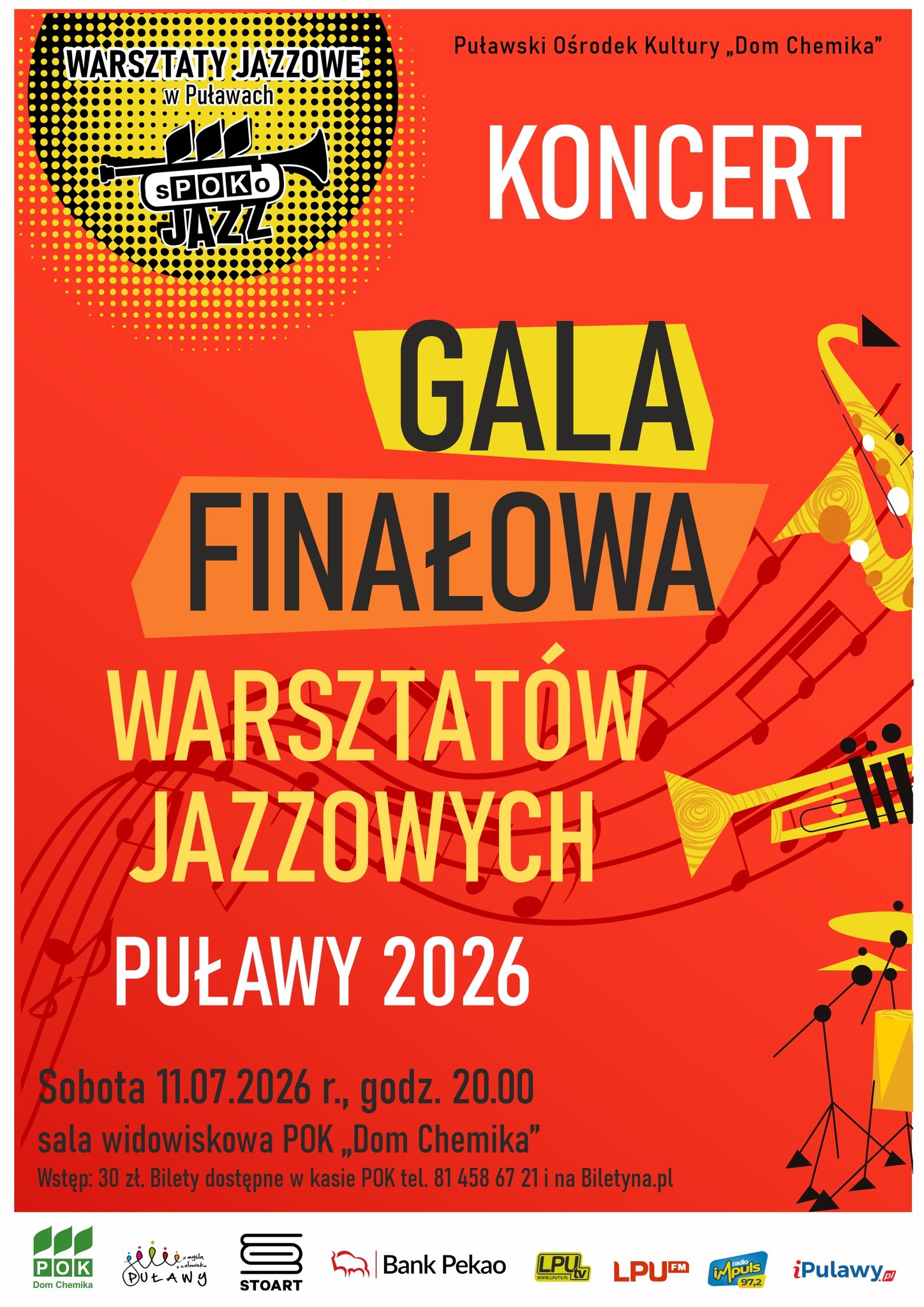 Gala Finałowa Warsztatów Jazzowych sPOKo Jazz Puławy 2026