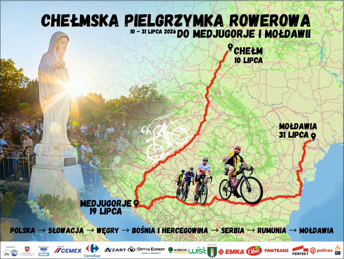 Chełmska Pielgrzymka Rowerowa do Medjugorje i Mołdawii