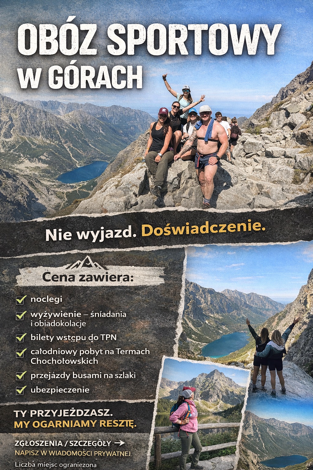 Obóz Tatry 6-12 lipca 2026