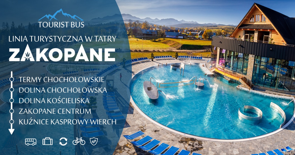Linia w Tatry: Zakopane, Tatry, Termy Chochołowskie - 11.07.2026
