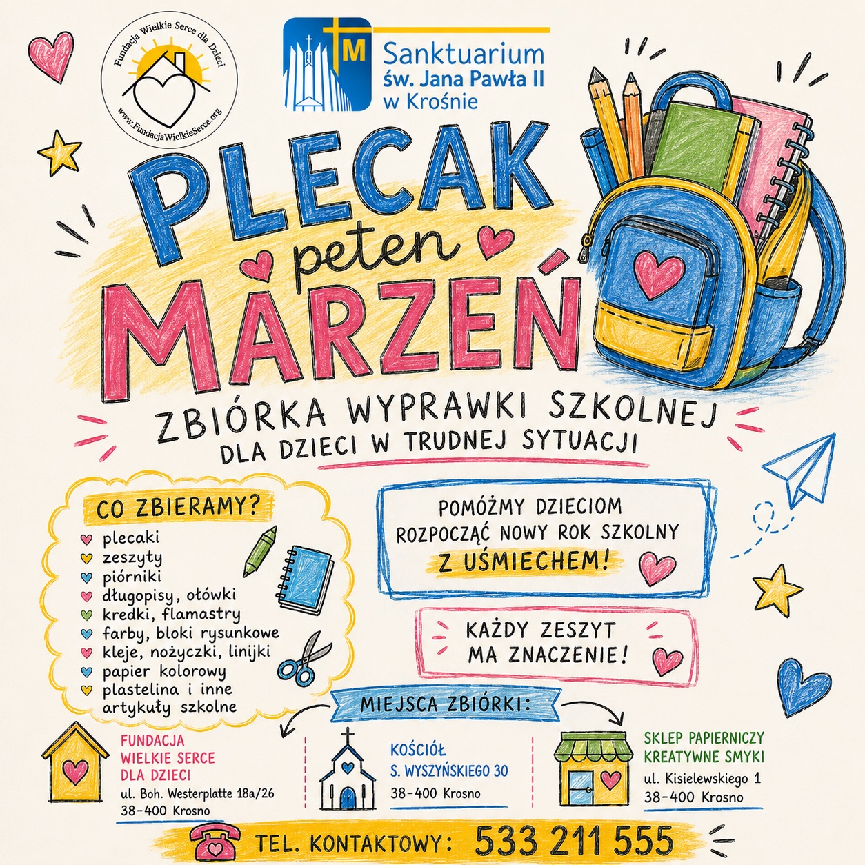 PLECAK PEŁEN MARZEŃ