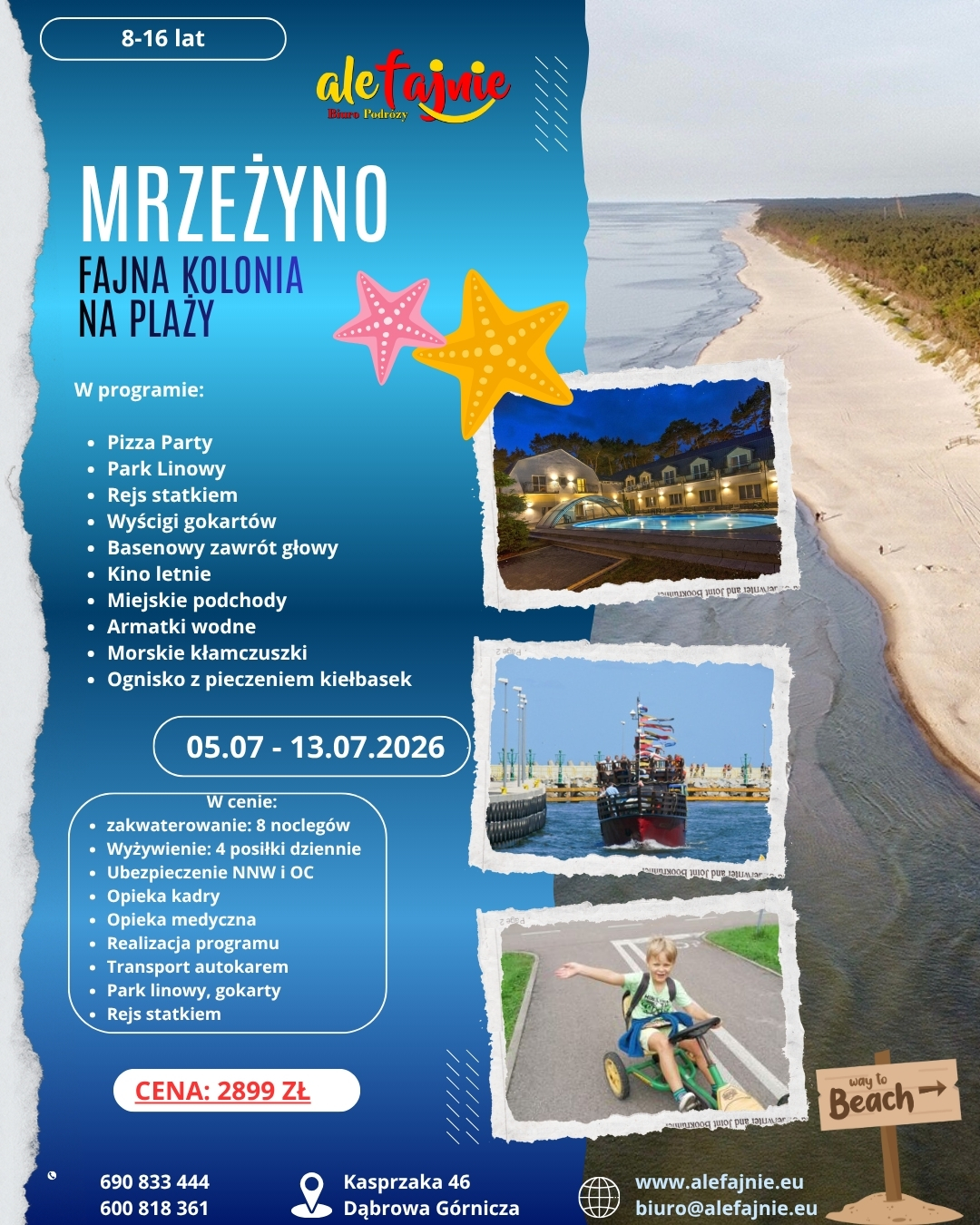 Fajna Kolonia na Plaży - Mrzeżyno