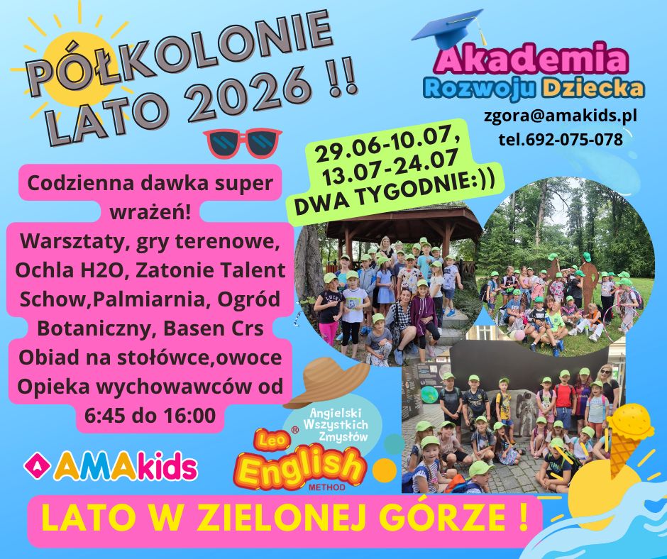 Półkolonie LATO Ama-Eskapada 2026