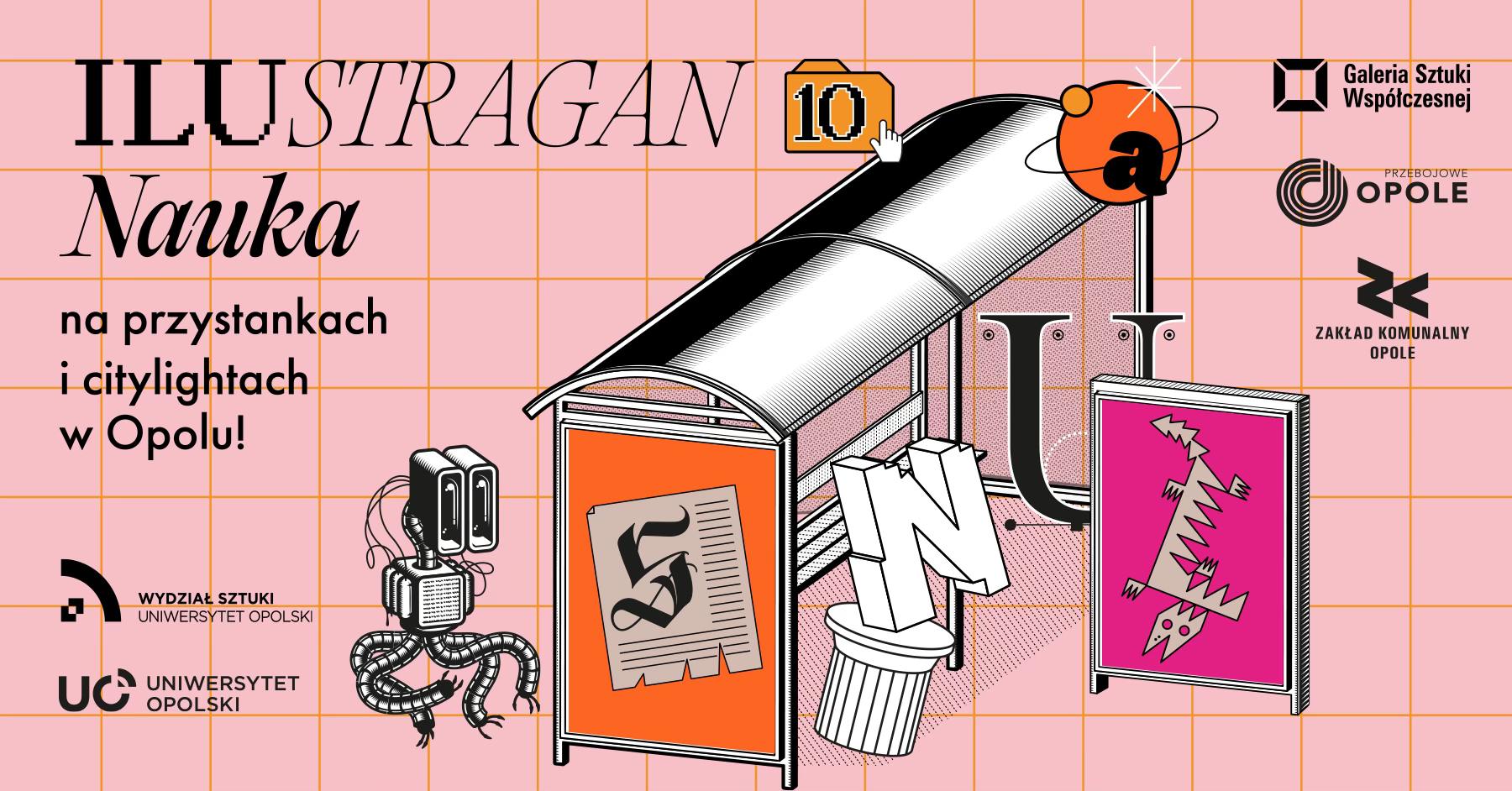 ILUSTRAGAN 10. Nauka | wystawa na przystankach i citylightach w Opolu