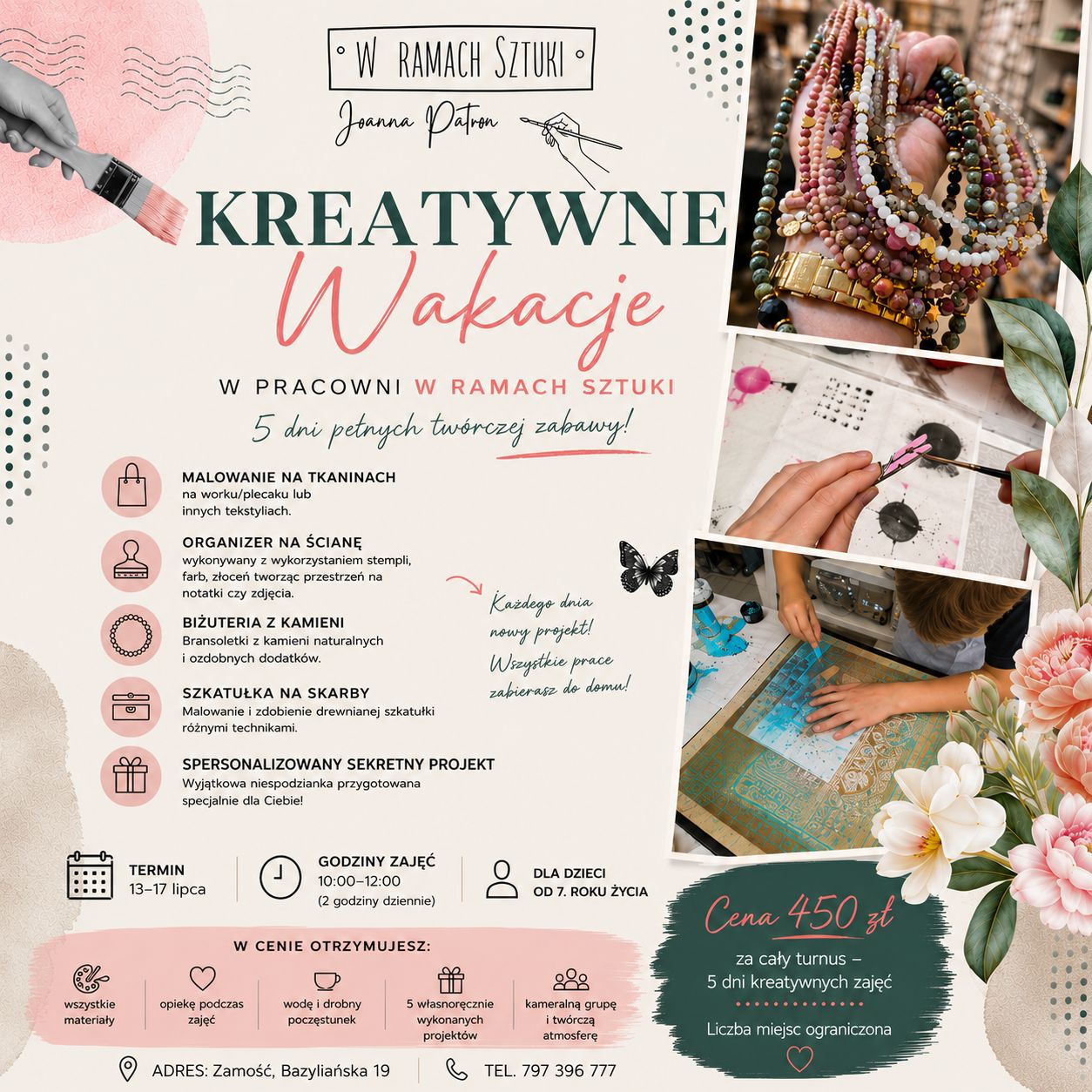 Kreatywne wakacje W Ramach Sztuki 