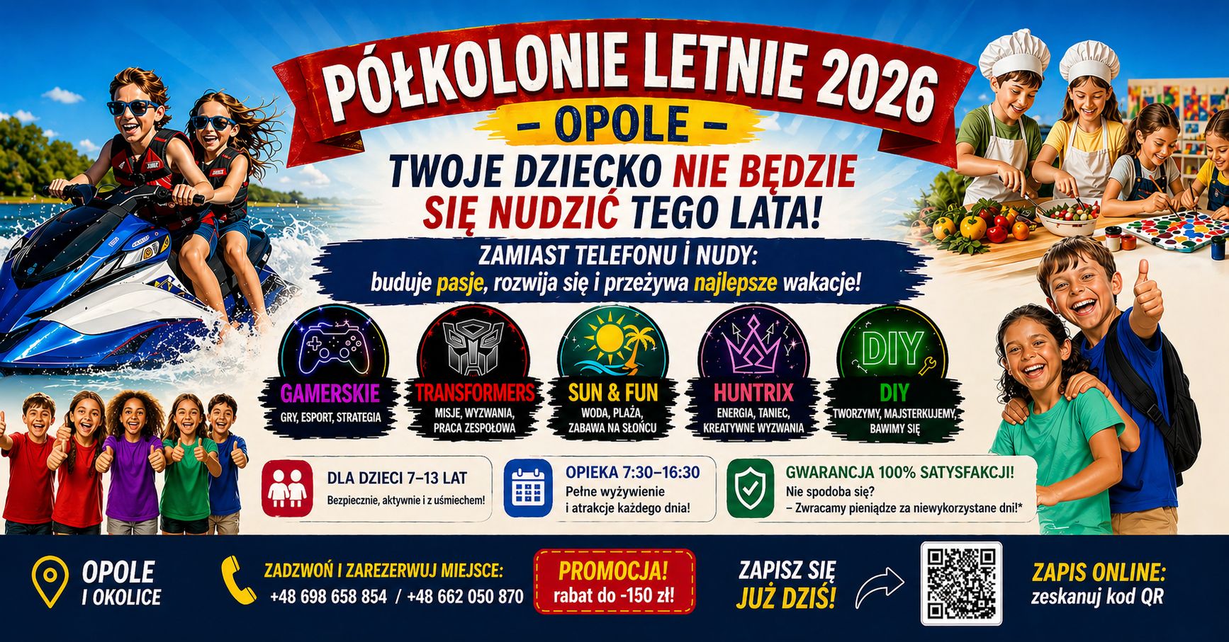 PÓŁKOLONIE LETNIE 2026 w Akademii Edukacyjnej 
