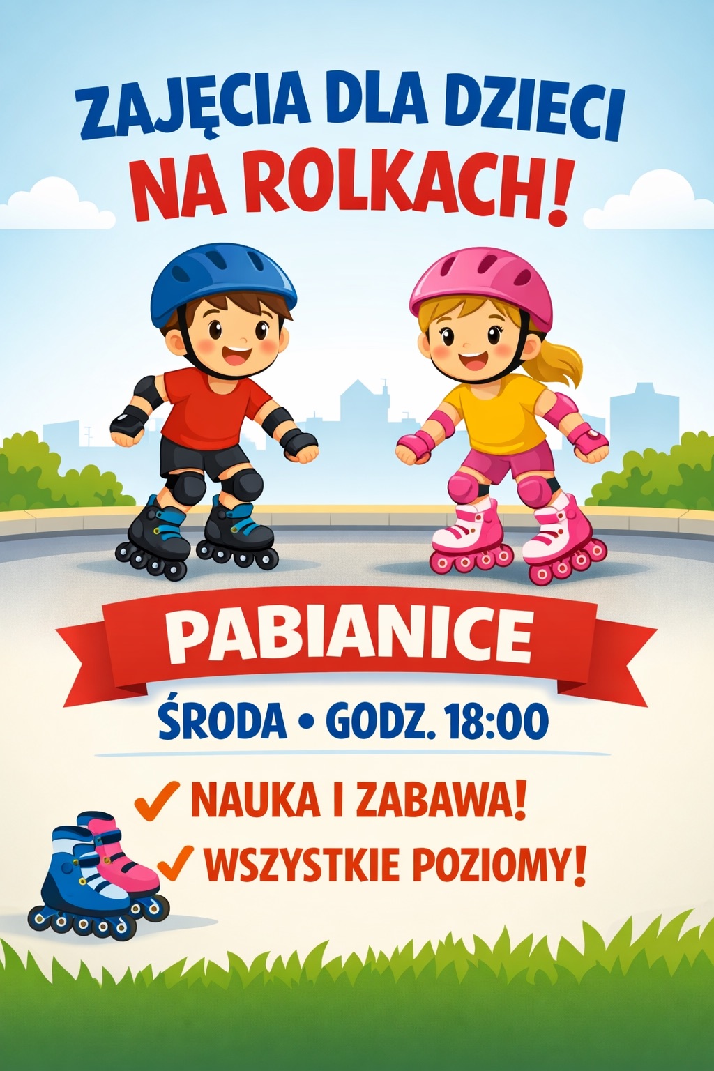 Zajęcia dla dzieci na rolkach (Pabianice)
