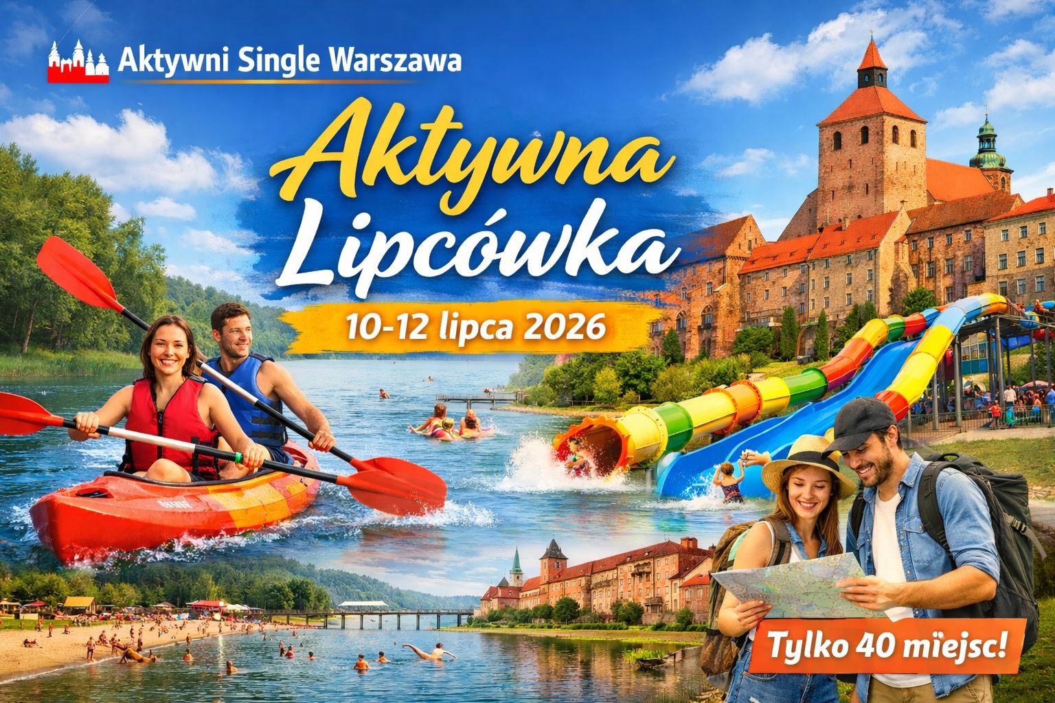 Aktywna Lipcówka z ASW 😁🎶🌼🏖🏡